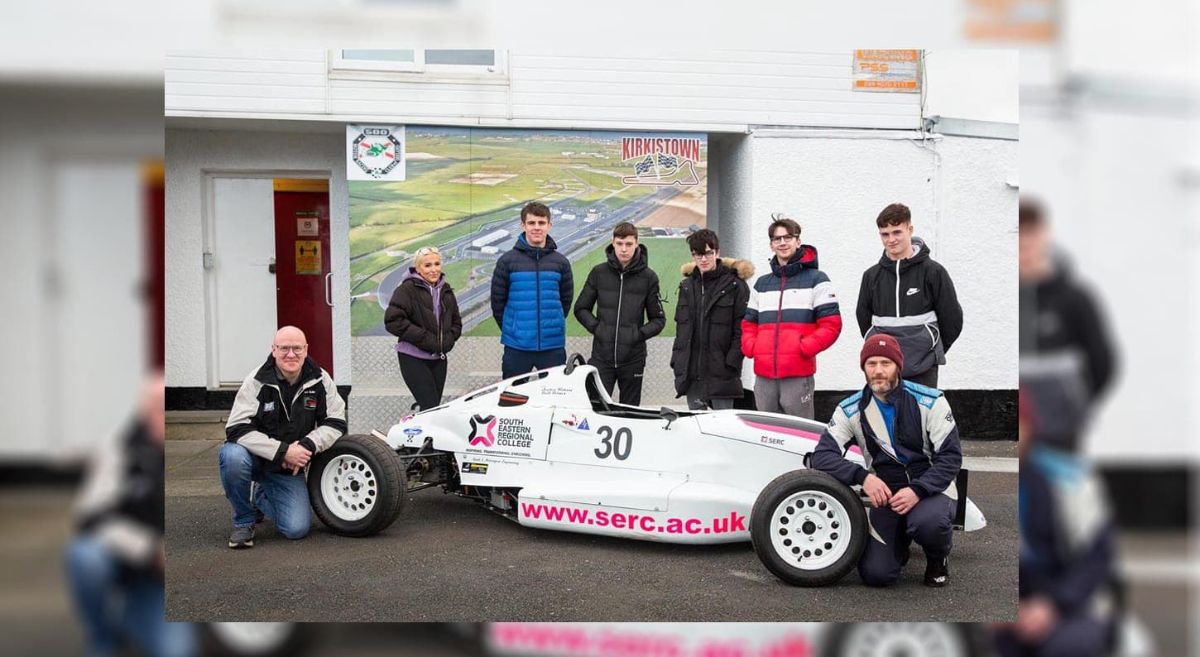 SERC Motorsport Engineering Team with Formula Ford 1600